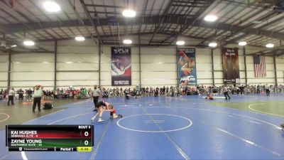 72 lbs Rd# 4- 2:00pm Friday Final Pool - Kai Hughes, Nebraska Elite vs Zayne Young, SouthWest Elite