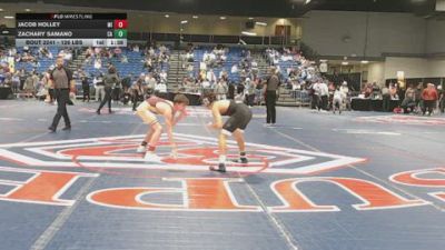 126 lbs Consi Of 32 #1 - Jacob Holley, MI vs Zachary Samano, CA