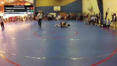 132 lbs Cons. Round 2 - Yamin Adi, University vs Maddox Bunchamroeun, Los Osos