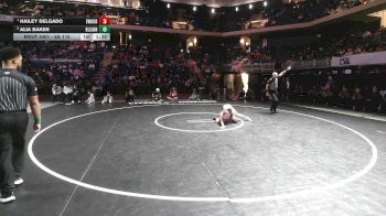 6A 110 lbs 1st Place Match - Hailey Delgado, El Paso Eastwood vs Alia Baker, Klein Cain