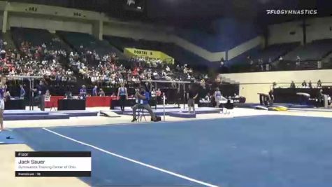 Jack Sauer - Floor, Gymnastics Training Center of Ohio - 2021 USA Gymnastics Development Program National Championships