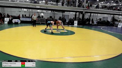 152A lbs Semifinal - William Henckel, Blair Academy vs Ryan Ford, Bergen Catholic