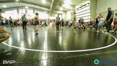 61 lbs 3rd Place - Aksel Davis, Tahlequah Wrestling Club vs Luke Crain, Team Tulsa Wrestling Club