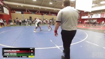 287 lbs Semifinal - Edward Berncich, Petaluma High School vs Asher Nischke, Livermore High School