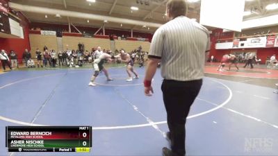 287 lbs Semifinal - Edward Berncich, Petaluma High School vs Asher Nischke, Livermore High School