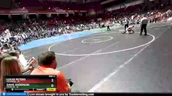 120 lbs D1 - Quarter-finals (fri 5:30 P.m.) - Lucas Peters, Kaukauna vs Davis Anderson, Franklin