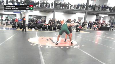 165 lbs Semifinal - Evan Schibi, Gilbert School vs Miguel Turcios, Westbury