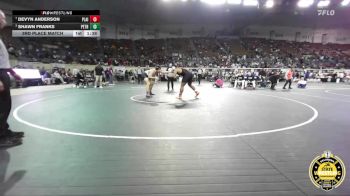 B4A-215 lbs 3rd Place Match - Shawn Franks, Perkins-Tryon vs Devyn Anderson, Plainview
