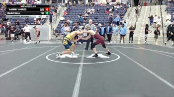 141 lbs Champ. Round 1 - Sammy Shires, Cumberland (Tenn.) vs Isaac Hall, Truett-McConnell (Ga.)