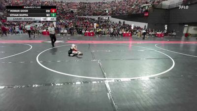 60 lbs Champ. Round 2 - Ethan Soppa, Weigh In Club vs Roman Good, Berlin Youth Wrestling