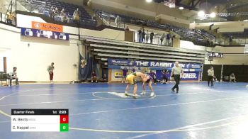 141 lbs Quarterfinal - Walker Bents, North Dakota State vs Cael Happel, Northern Iowa