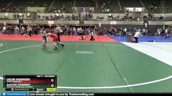 115 lbs Round 4 - Easton Oswskey, Superior Wrestling Academy vs Jacob Andersen, Amery Warrior`s