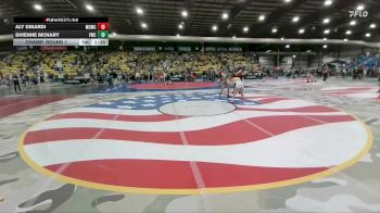 124 lbs Champ. Round 1 - Aly Dinardi, Miles City Wrestling Club vs Shienne Mcnary, Fairfield Wrestling Club