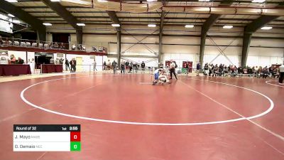 165 lbs Round Of 32 - Jared Mayo, Massachusetts vs Dominic Demaio, New England College