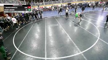 113 lbs Champ. Round 2 - Mason Miracle, Hermiston vs Colby Adams, Lakeland High School