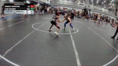 80 lbs Round 3 (4 Team) - Liam Tavarez, RedNose WS vs Samuel Kruschke, Upstate Uprising 2.0