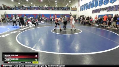 138 lbs Quarterfinal - Traidon Price, Pocatello vs Rider Seguine, Post Falls
