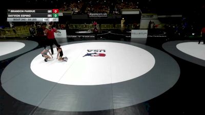 59 lbs Champ. Rd Of 32 - Brandon Pardue, Granite Wrestling Club vs Dayvion Espino, Oakdale Wrestling Club