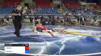 160 lbs Consolation - Jed Wester, Minnesota vs Aeoden Sinclair, Wisconsin