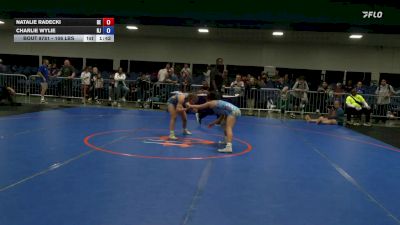 106 lbs 3rd Place - Natalie Radecki, DE vs Charlie Wylie, NJ