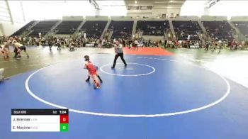 57 lbs Quarterfinal - Jett Brenner, Lions WC vs Estevan Maximo, Tucson Cyclones