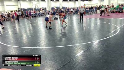 120 lbs Round 3 (10 Team) - Wyatt Bunch, Reservoir Dogs vs Sean Herlihy, Florida Elite Wrestling Academy