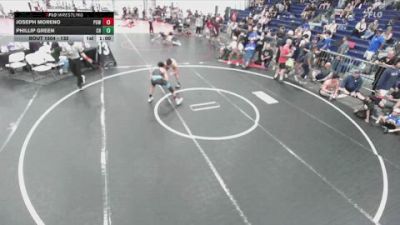 132 lbs Quarterfinal - Joseph Moreno, Poway vs Phillip Green, Clovis High