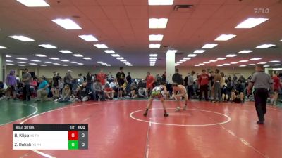 98 lbs Rr Rnd 3 - Blake Klipp, Team Nauman White HS vs Zach Rehak, Phoenix HS Red