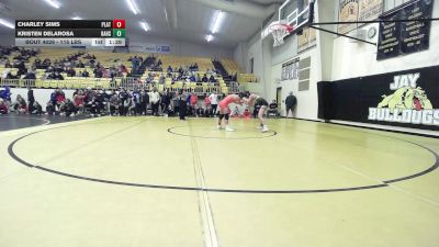 115 lbs Semifinal - Charley Sims, Platte County vs Kristen DeLaRosa, Broken Arrow Girls HS