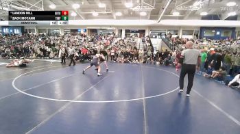 157 lbs Semifinal - Zack McCann, Timpanogos vs Landon Hill, Brighton