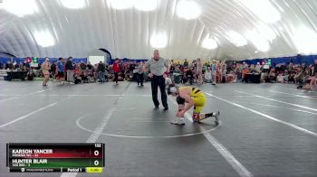 132 lbs Round 5 (8 Team) - Hunter Blair, 330 Red vs Karson Yancer, Phoenix WC