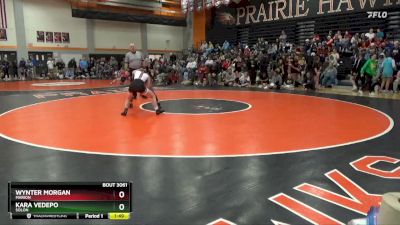 105 lbs Quarterfinal - Kara VeDepo, Solon vs Wynter Morgan, Marion