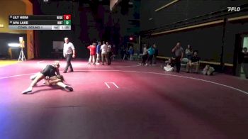 145 lbs Cons. Round 1 - Ava Lake, Hinton-SBL vs Lily Heim, West Delaware