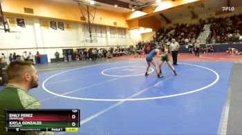 120 lbs Round 4 - Emily Perez, Snowflake vs Kayla Gonzales, Flagstaff