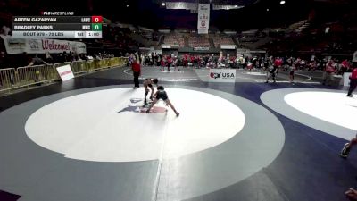 98 lbs Cons. Sub-semis - Cain Person, Central Coast Most Wanted Wrestling Club vs Glenn Chapman V, USA Gold Wrestling Club