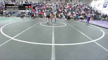 Boys 190 lbs Cons. Round 2 - Jacob Martinez, Palma Boys vs Leonardo Trejo, Salinas Boys
