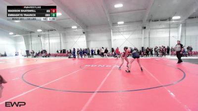 120 lbs Rr Rnd 1 - Madison Shatswell, Altus Girls vs Emmaskye Trausch, Choctaw Girls A