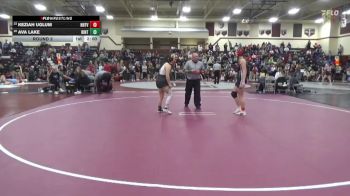 145 lbs Round 3 - Keziah Uglum, New Hampton/Turkey Valley vs Ava Lake, Hinton-SBL