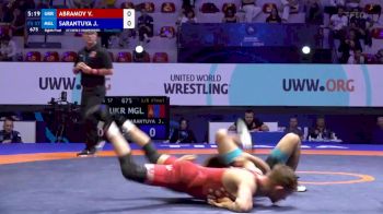 57 kg 1/8 Final - Vladyslav Abramov, Ukraine vs Jiguur Sarantuya, Mongolia