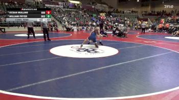 4A 150 lbs Cons. Semi - Ocean Mullins, BERRYVILLE HIGH SCHOOL vs William Fryer, Shiloh Christian School