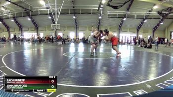 285 lbs Cons. Round 4 - Zach Kuneff, Wheeling University vs Jonathan Cox, Southern Virginia