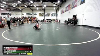 165 lbs Champ. Round 1 - Kyler Rackett, Ohio Northern vs Andrew Mushkin, Ohio Wesleyan University