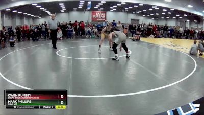 108 lbs Cons. Round 5 - Owen Rumsey, Great Bridge Wrestling Club vs Mark Phillips, Nova WC