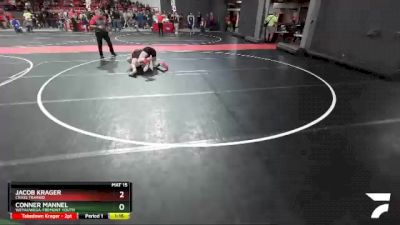 160 lbs Cons. Round 4 - Jacob Krager, Crass Trained vs Conner Mannel, Weyauwega-Fremont Youth