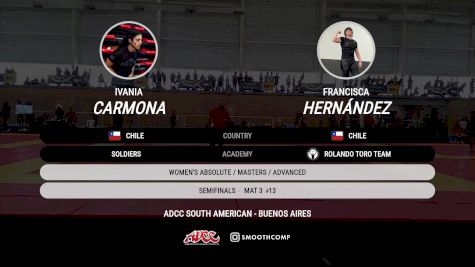 Francisca Hernández vs Ivania Carmona 2025 ADCC South American Championship