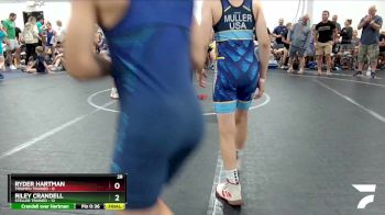 84 lbs Round 7 (8 Team) - Cael Muller, Steller Trained vs Peter Trezza, Triumph Trained