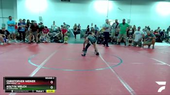 78 lbs Round 2 (8 Team) - Christopher Weiner, Iron Horse vs Koltyn Welch, 84 Athletees
