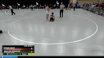 126 lbs Cons. Round 4 - Ethan Craft, Willard Youth Wrestling Club vs Braylon Gonzalez, KD Training Center