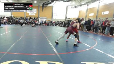 126 lbs Round Of 32 - Josiah Martins Semedo, New Bedford vs Eoin Comes, North Country