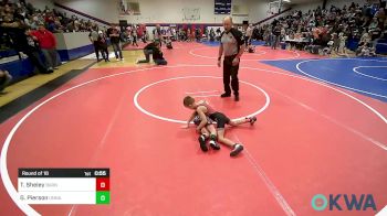 49 lbs Round Of 16 - Tate Sheley, Barnsdall Youth Wrestling vs Graysen Pierson, Unnattached
